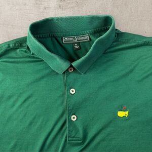 Masters Collection Golf Polo Mens XL Green Pima Cotton Shirt Preppy Classic